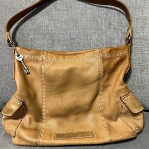 Tan Fossil shoulder bag